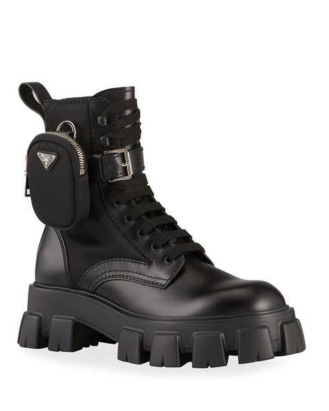 boots prada men|prada combat boots men.